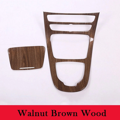 Consolă pentru stilul mașinii, panou de viteze, cadru, consolă, panou schimbător de viteze, ornament pentru Mercedes Benz Clasa E W213 2016-18 ABS fibră de carbon