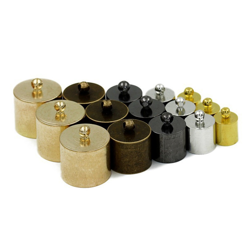 50 kom Tassel kožna užad Završne kapice za uvijanje Perle 2 3 4 5 6 7 8 9 10 12 mm Završna kapica za DIY ogrlicu Izrada nakita Nalazi