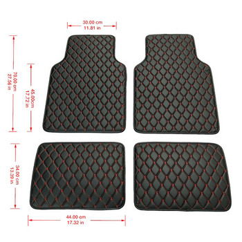 Универсални автомобилни стелки за Mazda 2 3 Axela 6 8 5D CX5 CX-5 CX7 калъф за автомобилен стил килим тежки противоплъзгащи перфектни килими lin
