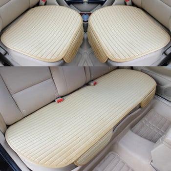 Flocking υφασμάτινο κάλυμμα καθίσματος αυτοκινήτου Ζεστό βελούδινο μπροστινό πίσω Χειμερινό μαξιλάρι αυτόματου καθίσματος Εσωτερικά αυτοκινήτου Για sedan SUV MPV Ζεστό το χειμώνα