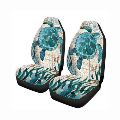 Винтидж лилаво розово цвете с мотив на предната седалка на автомобила Капак за предна седалка Само за предна седалка Лесно инсталиране Противоплъзгащо вътрешно покритие за седалка на автомобила