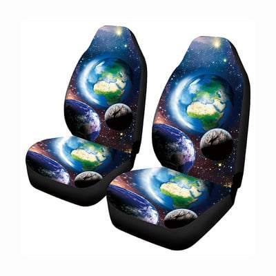 Винтидж лилаво розово цвете с мотив на предната седалка на автомобила Капак за предна седалка Само за предна седалка Лесно инсталиране Противоплъзгащо вътрешно покритие за седалка на автомобила