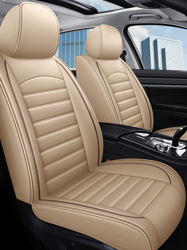 1 db autós üléshuzat VW Golfhoz 5 6 7 Passat B5 B7 B8 Tiguan Polo Tourag Styling Univerzális Auto Bőr belső kiegészítők