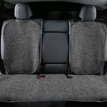 Κάλυμμα καθίσματος αυτοκινήτου για Tesla Model 3 Model Y Four Seasons Μπροστινό πίσω λινό υφασμάτινο μαξιλάρι αναπνεύσιμο προστατευτικό χαλάκι
