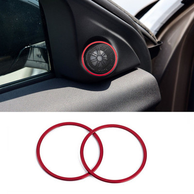 Autocolant ornamental pentru capacul difuzorului audio pentru ușa mașinii, potrivit pentru Land Rover Range Evoque Convertible Ember Edition 2013-2017, accesorii auto