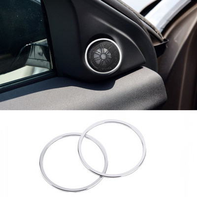 Autocolant ornamental pentru capacul difuzorului audio pentru ușa mașinii, potrivit pentru Land Rover Range Evoque Convertible Ember Edition 2013-2017, accesorii auto