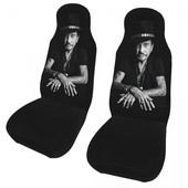 Johnny Hallyday French Singer univerzális autós üléshuzat a legtöbb autóhoz AUTOYOUTH Music Legend autósüléshuzatok Polyester Hunting