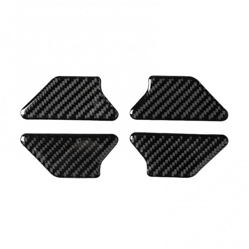 Szénszálas ajtómatricák 4db autós belső fogantyú VW Golf 6 R MK6 08-12