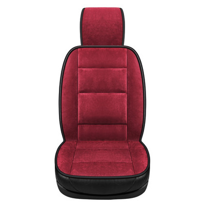 Silts automašīnas sēdekļa pārvalks Universāls ziemas plīša spilvens mākslīgās kažokādas priekš automašīnas sēdekļa aizsarga paklāja automašīnas salona aizsarga piederumi