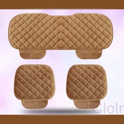 Зимен топъл калъф за столче за кола Универсална мека възглавница за седалки Протектор против хлъзгане за автомобилен камион Сув Ван Предна задна задна седалка