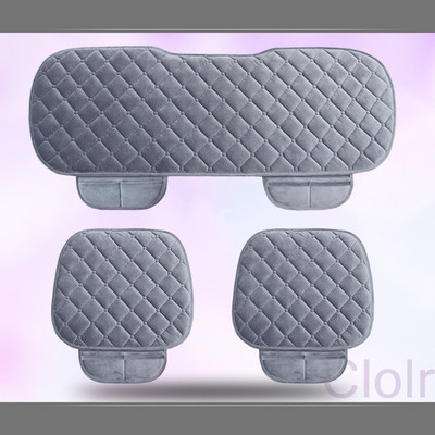 Зимен топъл калъф за столче за кола Универсална мека възглавница за седалки Протектор против хлъзгане за автомобилен камион Сув Ван Предна задна задна седалка