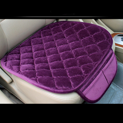 Зимен топъл калъф за столче за кола Универсална мека възглавница за седалки Протектор против хлъзгане за автомобилен камион Сув Ван Предна задна задна седалка
