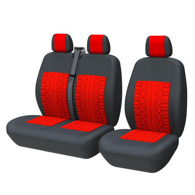 1 + 2 autósüléshuzat csíkos szín Iveco Daily-hoz 2 + 1 Ford Transit Sprinter 02-hez Opel Vivaro 2006-hoz