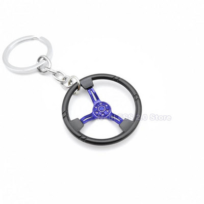 Breloc pentru jante de roți din aliaj Tuning pentru mașină Lanț de chei Suport pentru breloc auto auto cu disc de frână de rotire Inel pentru chei pentru fanii Benz Toyota