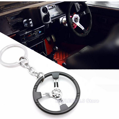 Breloc pentru jante de roți din aliaj Tuning pentru mașină Lanț de chei Suport pentru breloc auto auto cu disc de frână de rotire Inel pentru chei pentru fanii Benz Toyota