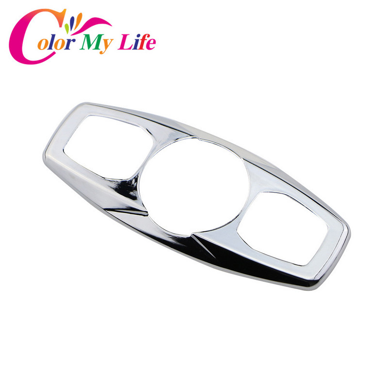 Színes My Life rozsdamentes acél olvasólámpák díszborító matricák Ford Focus 3 4 MK3 MK4 Kuga Escape új Mondeo Everesthez