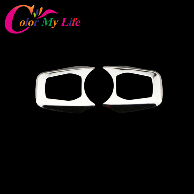 Színes My Life rozsdamentes acél olvasólámpák díszborító matricák Ford Focus 3 4 MK3 MK4 Kuga Escape új Mondeo Everesthez