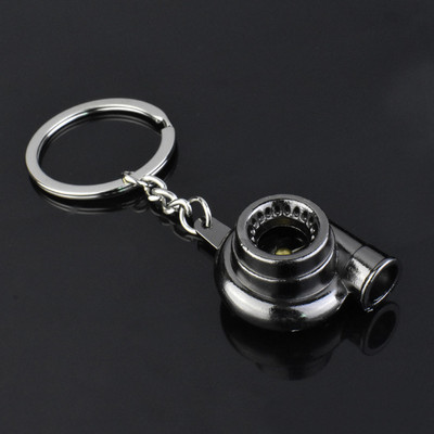 Mini Turbo Turbo Charger Keychain Spinning Turbine Key Chain Ring Μπρελόκ Μπρελόκ αυτοκινήτου Μπρελόκ αυτοκινήτου Αξεσουάρ εσωτερικού χώρου