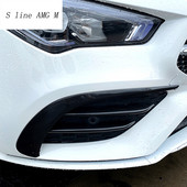 Car Styling Szénszálas Mercedes Benz CLA Class C118 W118 Autótartozékok Karosszéria Első lökhárító Sárvédő Ajakvédő matricák Kárpit