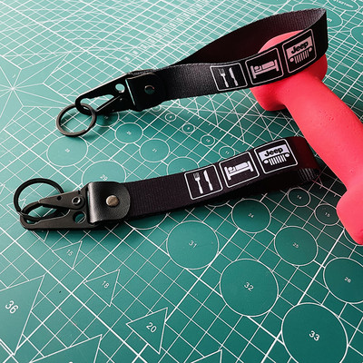 Design nou, 1 buc, stil JDM, inel pentru chei, etichete, curea pentru chei, laterale de remorcare, Thermoprint, JDM, mașină de curse, accesorii pentru breloc pentru motociclete