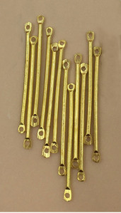 50 бр./лот Златни/сребърни щифтове за глава с очи 20/25/30/35/40 мм щифтове с двоен отвор Находки за изработка на бижута Направи си сам Аксесоари за бижута