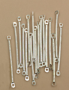 50 бр./лот Златни/сребърни щифтове за глава с очи 20/25/30/35/40 мм щифтове с двоен отвор Находки за изработка на бижута Направи си сам Аксесоари за бижута