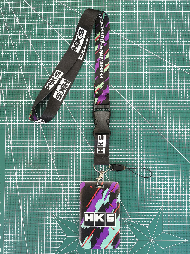 JDM Racing στυλ Μπρελόκ ABS Τράπεζα Κάτοχος πιστωτικής κάρτας Πορτοφόλι Λεωφορείο Όνομα Κάρτα Εργασίας ΚΛΕΙΔΩΜΑ Κορδόνι για ΝΥΦΗ NOS HKS MUGEN POWER