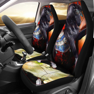 Universaalselt sobivad 2 tk auto esiistmekatted pruunid hobuse istmekatted.