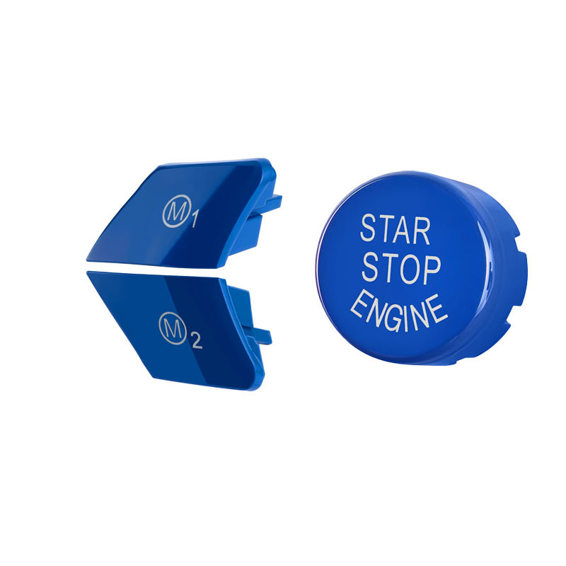 Auto rooliratta M1 M2 režiiminupp ja mootori käivitamise lüliti nupp BMW M3 M4 M5 M6 X5M X6M F10 F15 F16 F30 F34 F36 M Sport jaoks