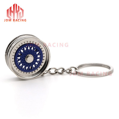 Hot Wheel Rim Kulcstartó Kulcstartó 3D Kulcstartó Kreatív Kiegészítők Autóalkatrész Modell Autós Kulcstartó Kulcstartó Toyota számára