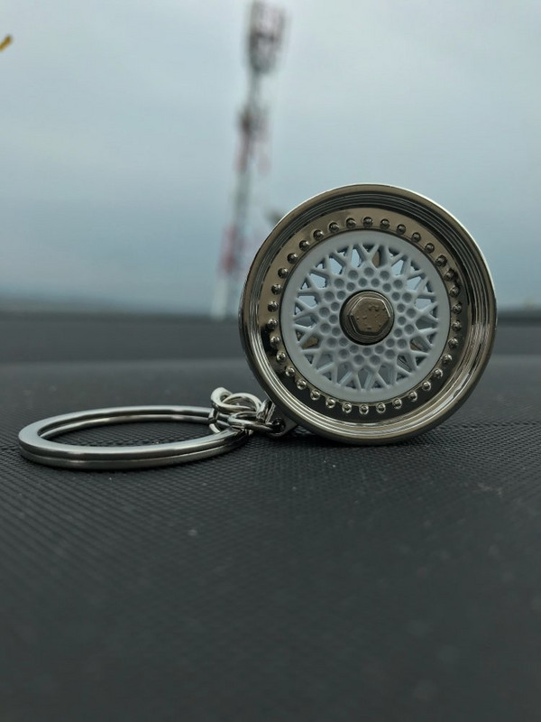 Hot Wheel Rim Kulcstartó Kulcstartó 3D Kulcstartó Kreatív Kiegészítők Autóalkatrész Modell Autós Kulcstartó Kulcstartó Toyota számára