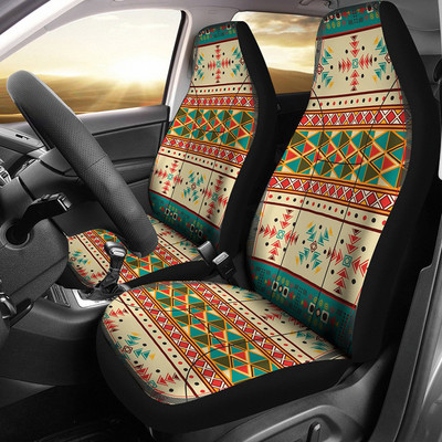 Poťah na autosedačku, lotosový kvet, farebná mandala, autodoplnky, hippie spirituál, autopoťahy, viacfarebné, poťahy na sedadlá 2 ks