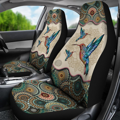 Poťah na autosedačku, lotosový kvet, farebná mandala, autodoplnky, hippie spirituál, autopoťahy, viacfarebné, poťahy na sedadlá 2 ks