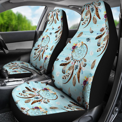 Poťah na autosedačku, lotosový kvet, farebná mandala, autodoplnky, hippie spirituál, autopoťahy, viacfarebné, poťahy na sedadlá 2 ks