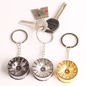 Model de jante creativ de lux Breloc din aliaj de zinc Breloc de personalitate pentru mașină Butuc de roată Brelocuri Accesorii auto