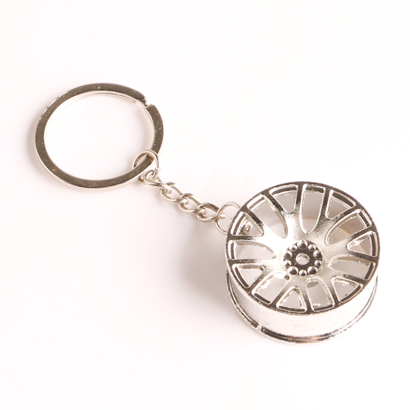 Model de jante creativ de lux Breloc din aliaj de zinc Breloc de personalitate pentru mașină Butuc de roată Brelocuri Accesorii auto