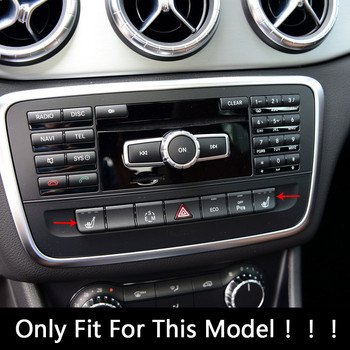 Κονσόλα αυτοκινήτου Κουμπιά κλιματιστικού Χαλκομανίες Διακοσμητικά για Mercedes Benz GLA X156 CLA C117 AB Class W176 W246 Αυτοκόλλητα εσωτερικού χώρου