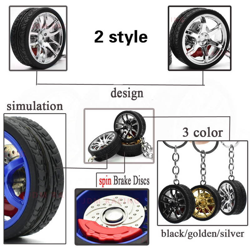 Hot RIM auto rattarumm Võtmehoidja piduriketastega Auto rehvide ratta võtmehoidja Auto auto võtmehoidja võtmehoidja BMW Audi fännidele