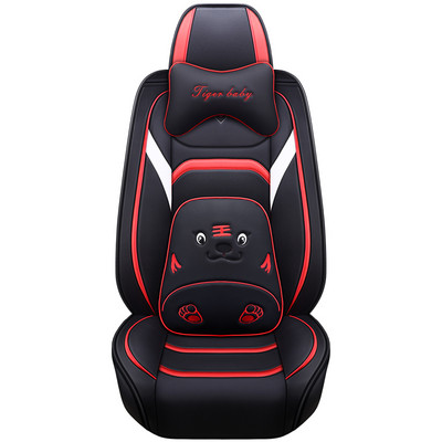 Kiváló minőségű bőr univerzális autóüléshuzatok Fiat 500 Punto Tipo Freemont Bravo Panda tartozékok belső térhez