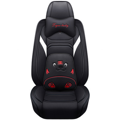 Kiváló minőségű bőr univerzális autóüléshuzatok Fiat 500 Punto Tipo Freemont Bravo Panda tartozékok belső térhez