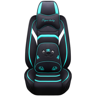Kiváló minőségű bőr univerzális autóüléshuzatok Fiat 500 Punto Tipo Freemont Bravo Panda tartozékok belső térhez