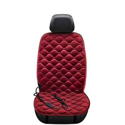 Grijaća presvlaka za automobilsko sjedalo 12 V grijani automatski jastuk za prednje sjedalo Plišani grijač Zimski grijač Kontrola Električno grijanje Zaštitna podloga