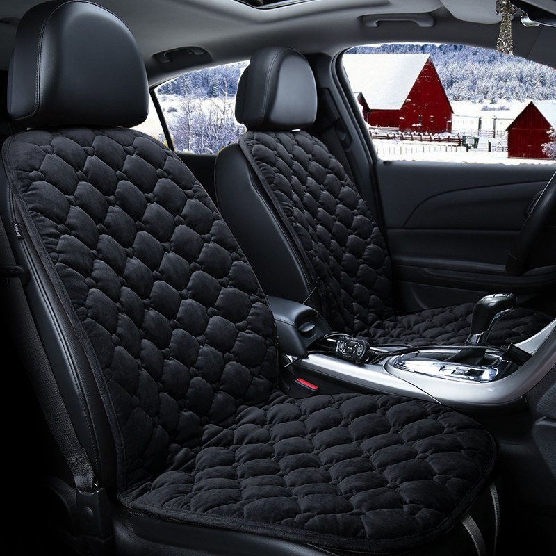 Grijaća presvlaka za automobilsko sjedalo 12 V grijani automatski jastuk za prednje sjedalo Plišani grijač Zimski grijač Kontrola Električno grijanje Zaštitna podloga