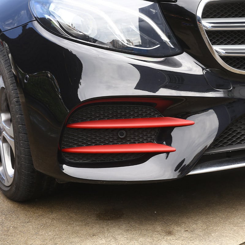 Mercedes Benz E Class W213-hoz 2016 2017 2018 2019 2020 2021 2022 E43 AMG autós ABS króm első ködlámpa burkolat dísztartozékok