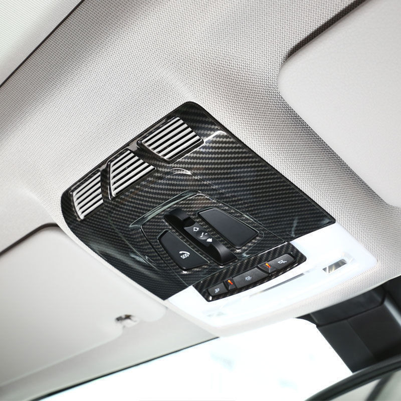 Naljepnica okvira prednje svjetiljke za čitanje na poklopcu od karbonskih vlakana Za BMW serije 1/2/3 F20 F45 F30 F34 X5 F15 X6 F16