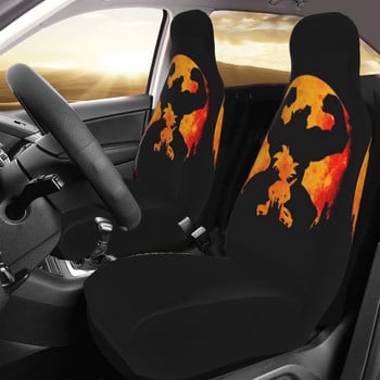Япония Аниме Автомобили Калъфи за автомобилни седалки Пълен комплект Защитен капак Goku Vehicle Универсални автомобилни аксесоари
