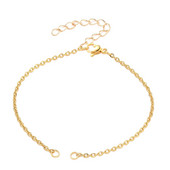 Ρυθμιζόμενη αλυσίδα καλωδίων από ανοξείδωτο ατσάλι 30 τμχ με κουμπώματα αστακού και προέκταση αλυσίδας για βραχιόλι κοσμημάτων κατασκευής 18cm