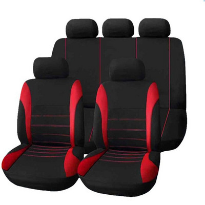 KBKMCY Négy évszakos univerzális autósülés huzat Első hátsó huzatok Chevrolet Lanos Aveo T200 Niva Lacetti autósülésvédőhöz