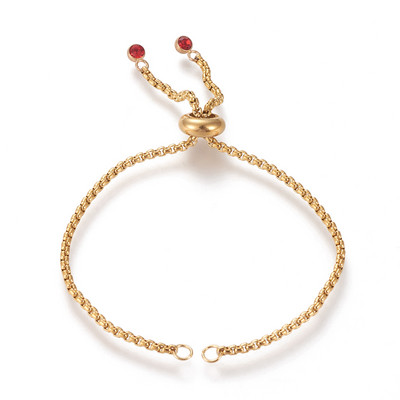 10 бр. 304 плъзгаща се гривна от неръждаема стомана, регулируема плъзгаща се удължителна кутия, вериги, чаровни връзки за аксесоари за изработка на бижута Направи си сам