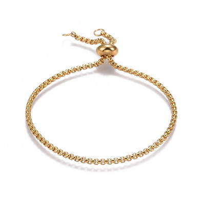 10 бр. 304 плъзгаща се гривна от неръждаема стомана, регулируема плъзгаща се удължителна кутия, вериги, чаровни връзки за аксесоари за изработка на бижута Направи си сам